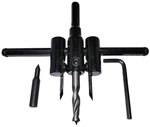 AERZETIX - C54406 - Punta trapano per foro regolabile circolare per legno compensato laminati