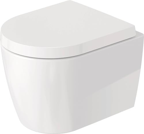 Duravit ME By Starck vaso sospeso Compact Rimless cod. 253009 con sedile