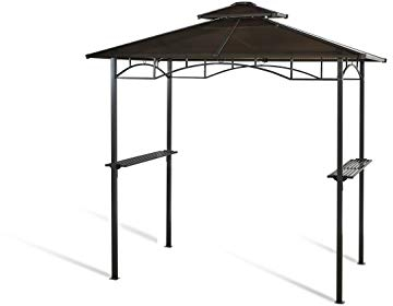 GRASEKAMP Qualität seit 1972 Hardtop BBQ Grill Pavillon 1,5x2,4m Doppelstegplatten Polycarbon Grillpavillon