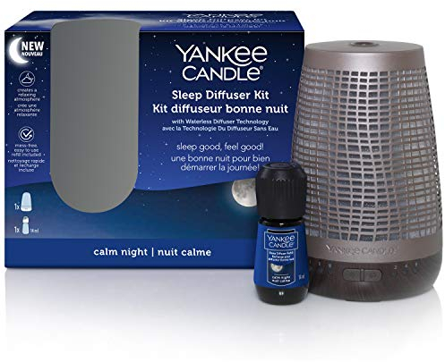 Yankee Candle Diffuser Kit, Calm Night, Sleep
