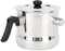 KARL HAUSMANN Milchtopf induktion 1.5L mit Deckel - Kochtopf mit Pfeife - Milchtopf doppelwandig mit Bakelitgriff - Simmertopf - Puddingtopf aus Edelstahl - Milchtöpfe Klein