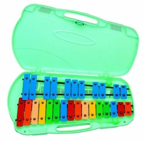 Sopran AX-27N (AG 27N) chromatisches Glockenspiel für Kinder (grünes Etui)