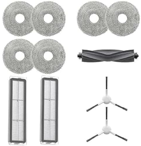 DREAME Kit Accessori Originale per L10 Prime/L10s Ultra/L10 Ultra: 1x Spazzola Principale, 2x Spazzole Laterali, 2x Filtri Antipolvere, 6x Panni Mop (3 Paia)