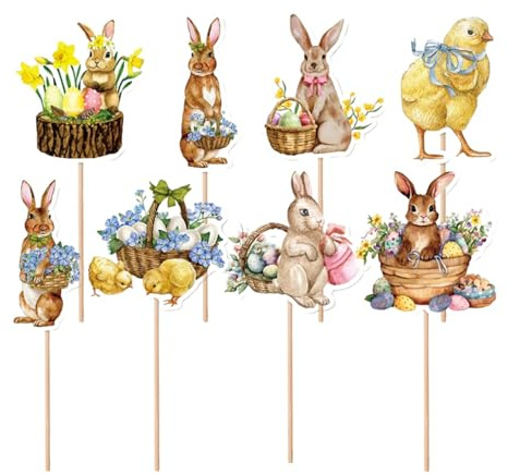 40 Stück Ostern Essbare Tortendeko Ostern Esspapier Tortendeko Und Zuckerdekor Ostern Tortendeko Ostern Deko Osterei Tortenaufleger Für Ostern Kinder Geburtstag