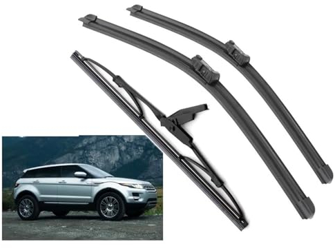 Car For LAND ROVER Evoque L538 2011 2012 2013 2014 2015 2016 2017 Front Rear Wiper Blades Brushes Cutter Accessories Windshield Wiper