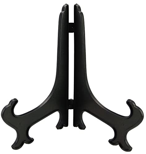 Black Easel Plate Display Stand Picture Frame Photo Pedestal CHolder