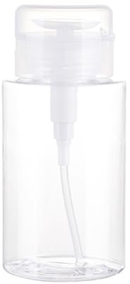 Push Pump Dispenser Empty Pressure Bottle Container for Nails Polish Make Up Remover Micellar Water Face Container Toner Refillable Container for Toiletries / Shampoo