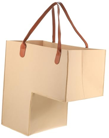 Alipis Cesto Portaoggetti Per Vestiti e Biancheria Pieghevole Feltro, Organizer Multiuso Grande Capacità Per Scale e Casa, Porta Giocattoli e Articoli Vari Per Uso Domestico