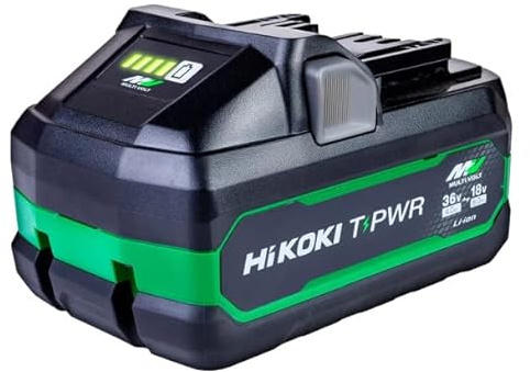 HiKOKI 36V Multivolt Tabless Li‑Ion Battery 4.0Ah/8.0Ah | Long‑Runtime Power Cell for Multivolt Tools | Durable Option for Site and Workshop Use | Tabless cell technology delivers increased runtime, reduced heat generation and enhanced performance under load.