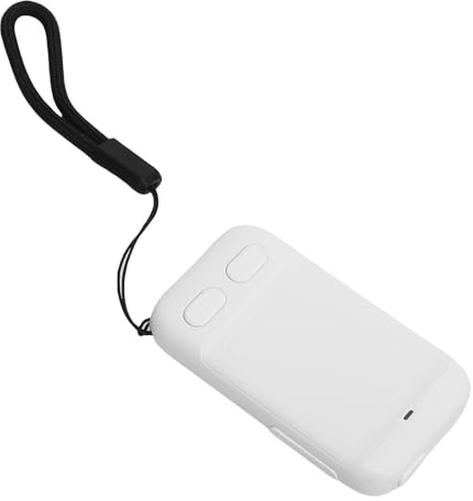 Oreilet Telefono Telecomando Scorrimento per Tiktok, BT Pagina Turner, Foto della Fotografia del Cellulare Registrazione Video BT 5.0 Shutter Remoto Wireless per Tablet Smartphone (WHITE)