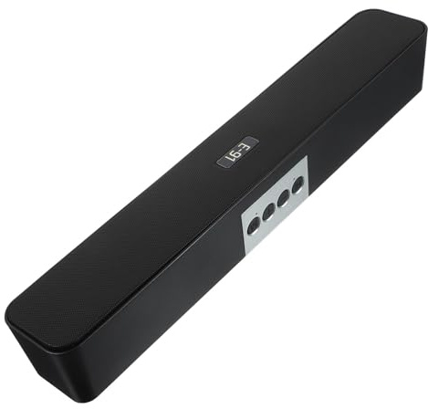 NOLITOY Tragbarer Kabelloser Lautsprecher 10w mit Version 5.0, Schwarz | Abs Gehäuse, Speicherkarte und Aux, 45-mm Treiber, Snr ≥75 Db, Frequenz 80 Hz bis 180 Khz