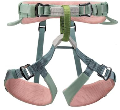 PETZL Macchu barn sportklätterbälte justerbar jadegreen
