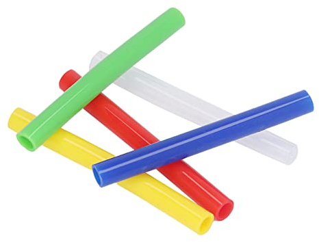 Yechiry Tubo per la Dentizione del Bambino da 5 Pezzi, Giocattolo per Massaggiagengive in Silicone, Giocattolo per Alleviare la Masticazione Infantile per lo Sviluppo Motorio Orale