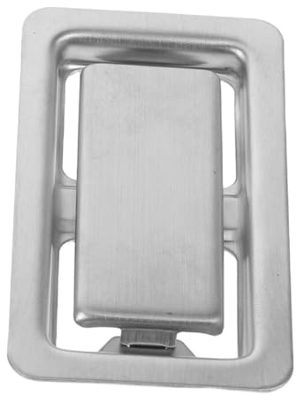HOMOCONO Anillo Tapa Plata Acero Lavabo de Inoxidable Desbordamiento Orificio de Rebosadero, Moderno, Fácil de Colocar Quitar para para Baño y Cocina