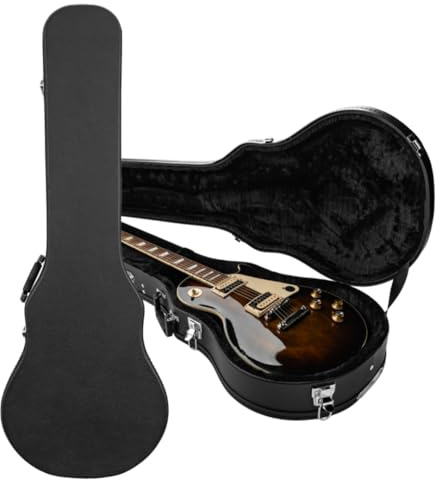 Gator Cases Traditional Series Hard-Shell Wood Case for Les Paul Style Guitars (GWE-LPS-BLK)