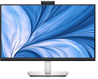 Dell C2723H 27 Zoll Full HD (1920x1080) Videokonferenz Monitor, 60Hz, IPS, 5ms, 99% sRGB, Eingebaute Lautsprecher, 5MP Kamera, Mic, 2x DisplayPort, HDMI, 5x USB, 3 Jahre Garantie, Black