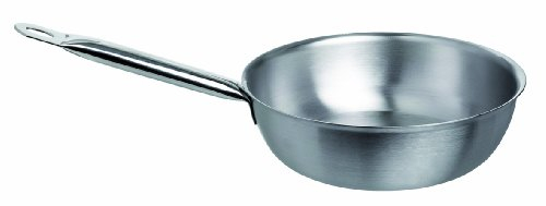 Sauteuse professionnelle cylindrique, queue inox standard soudée - Contenance 3 L
