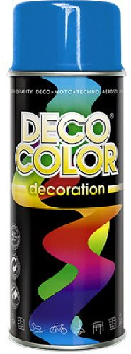 Deco Color DC Lackspray glänzend 400ml nach RAL freie Farbauswahl (himmelblau glanz RAL 5015)