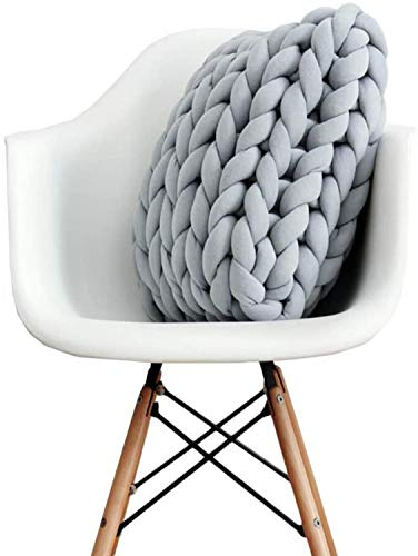 HEYIHUI Sofa Kopfkissen Knot Kissen, Kissenbezug Gewebte Stuhl Kissenhülle Dekorative Dekokissen Sofakissen Lendenkissen Wurfkissenbezug 40 * 40cm