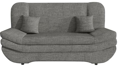 Mirjan24 Sofa Weronika mit Bettkasten und Schlaffunktion, Schlafsofa, Große Farb- und Materialauswahl, Couch vom Hersteller, Wohnlandschaft (Lawa 05.)