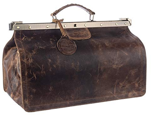 Greenland Nature läkarväska doktorväska doktorväska doktorväska barnväska Doc Case resväska natur/beige eller brun av finaste läder – presentset, Greenland-138, 48 x 26 x 28 cm
