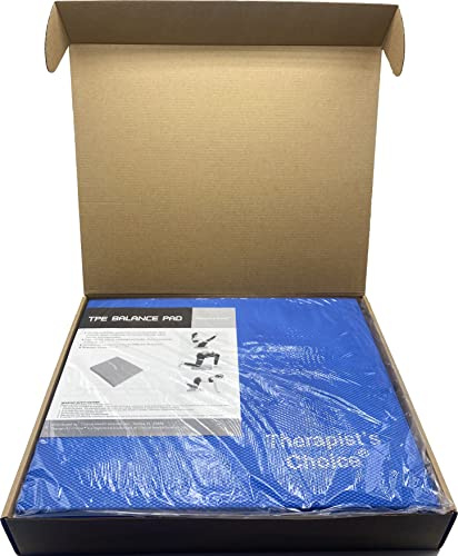 Therapist’s Choice Large (15.5 x 13.5 x 2.3) Balance Pad, Made from Closed Cell Foam (Blue, Large)