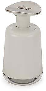 Joseph Joseph Presto Hygienic Bathroom Soap pump dispenser, refillable – Stone
