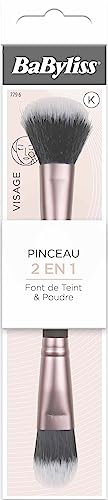 Babyliss - Pinceau visage 2 en 1 - spécial application font de teint et poudre