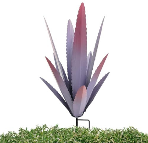 Metall Agave Pflanze Skulptur - Metall Pflanzen Outdoor- , Pflanze Wohnkultur | Home Yard Dekorationen Stakes, Metall Blume Garten Statue, Outdoor Decor Figuren für Garten Rasen Ornamente