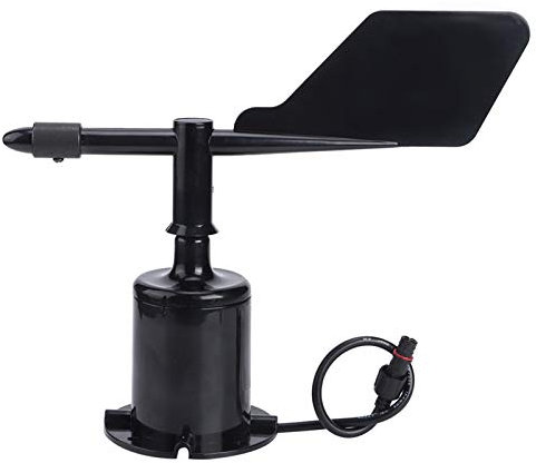 Sensore Vento 360 Gradi, Anemometro per Misurazione Velocità Vento, 23,6x18,5 cm, per Clima Ambientale, Stazioni Meteo, Serre, Barche e Banchine (Tipo 0-3V (alimentazione 5V 360°))