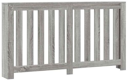 vidaXL Heizkörperverkleidung Grau Sonoma 149x20x82 cm Holzwerkstoff