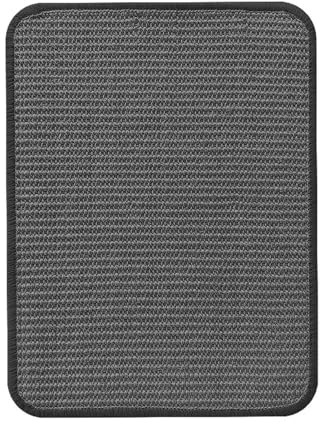 BESTORI Kratzmatte Katze Sisal Kratzteppich widerstandsfähig Fußmatte Klebefixierung Kratzpads für Katzen für Schützt Teppiche Sofa Wand, Grau, 25x50cm