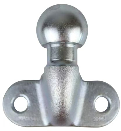 HEYOUTH Bola Remolque Ø50mm,Enganche Remolque,3500 kg,Bola de Enganche para Remolque,para Coches, Camiones y Tractores (Plata)
