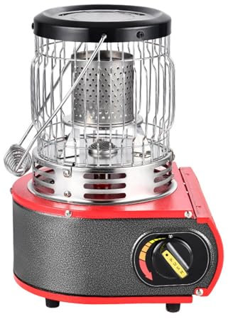 2 In 1 Propane Heater & Stove, Portable Camping Butane Stove For Outdoor Cooking, Emergency Heating Stove With Adjustable Burners, Small Gas Burner Space Heater For Rv Or Tent