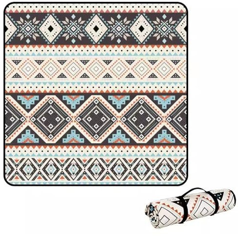 MXMZSRTH Picknickmatte Outdoor Tragbare Klapp Picknick Matte Frühling Reise Trekking Matte(Style 1,200x150cm)