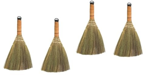 PACKOVE 4pièces Petit Balai Fait Main Pour Nettoyage De Maison Outils De Nettoyage Pour Table Et