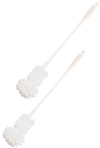 BESTYASH 2pièces Brosse De Nettoyage pour Biberon Et Tasse Manche Long Éponge Douce Outil De Lavage pour Tasses Isothermes Et Biberons