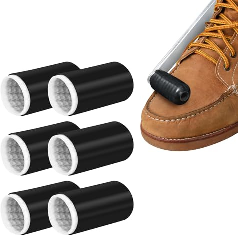 KAMBOLLY 6PCS Motorcycle Shifter Shoe Protector, para Motos Accessories for Men Women, Shrinkable Gear Shift Cover for Motorcycle Shoes, Quick Install Rubber Pads for Motorbike Footwear Boots