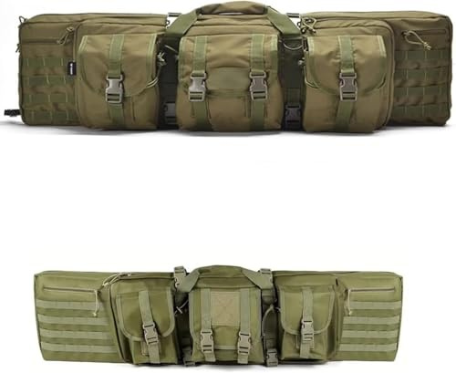 Generisch Taktische Doppel Gewehrtasche - Für 2 Langwaffen Doppel Gewehrfutteral Gepolsterte Gewehrkoffer wasserdichte Waffenfutteral Für Tasche Zum Schutz Eines Gewehrs Beim Transport