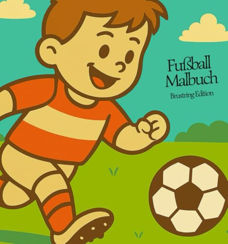 Fußball Malbuch: Brustring Edition