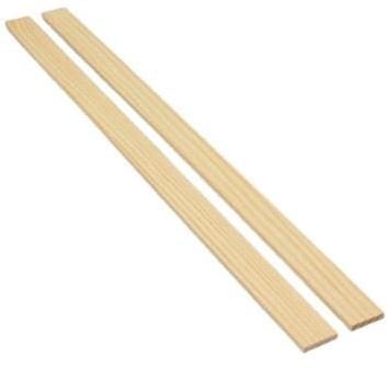 Holzdübelstangen, Sibirische Kiefern- und Lärchenholzleisten, 10er-Pack, unbehandelt, verschiedene Größen, for die Möbelbearbeitung(500 X 4MM X 5MM)
