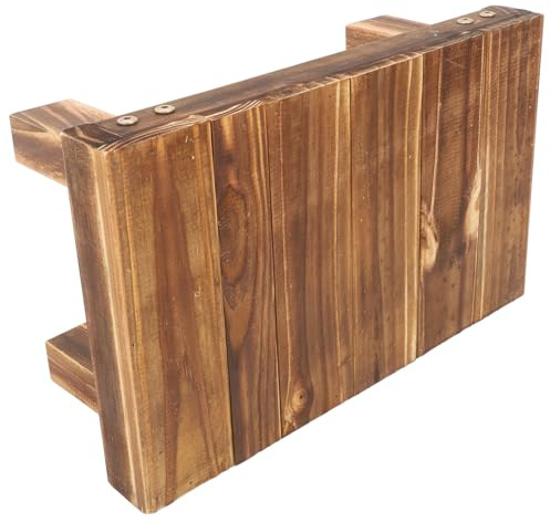 SHINEOFI Porta Piante in Legno Rustico per Balcone e Soggiorno, Panca Alzatina Resistente Facile Montaggio, Design Minimalista Salvaspazio per Fioriere da Interno e Esterno