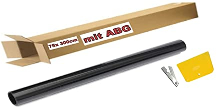 75x300cm Tönungsfolie Scheibenfolie Sonnenschutzfolie 1% U.S.D.B. mit ABG