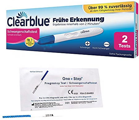 30 x One+Step ultraempfindlicher Schwangerschaftstest Frühtest - Pregnancy Test - Frühschwangerschaftstest