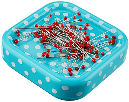 PrymLove magnetnadelkissen , glaskopfnadel ,9g ,rot