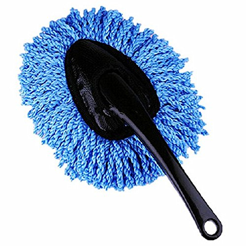 JYSPORT Auto Bürste Mini Duster Auto-Staubwedel für Auto-Innenraum Dash und Autowaschbürste (blau)