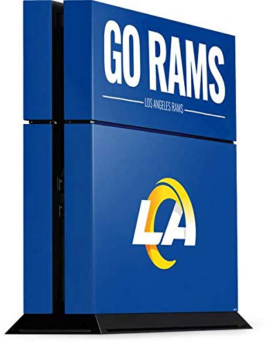 Skinit Decal Gaming Skin Compatible with PS4 Console - Officially Licensed NFL Los Angeles Rams Team Motto Design