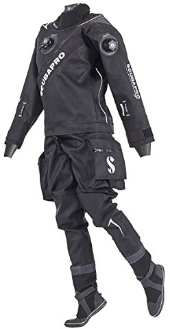 SCUBAPRO Definizione Dry HD Cag. F. M - Kit di erogatore per Immersioni in Acqua Fredda, Unisex, per Adulti, Bianco, M