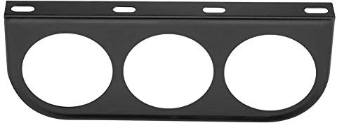 Aramox support de jauge porte-instrument supplémentaire, porte-dosette pour podomètre à compteur universel, 52 mm, 2 pouces (noir)