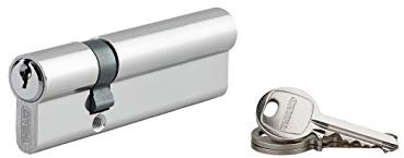 Cilindro europeo a doppia entrata Ecopro, 30x70mm, alluminio, anti estrazione, 3 chiavi, nichel - THIRARD